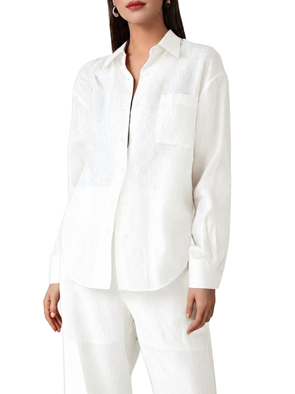 NATHI' LUXURY STC Camicia Donna - Bianco