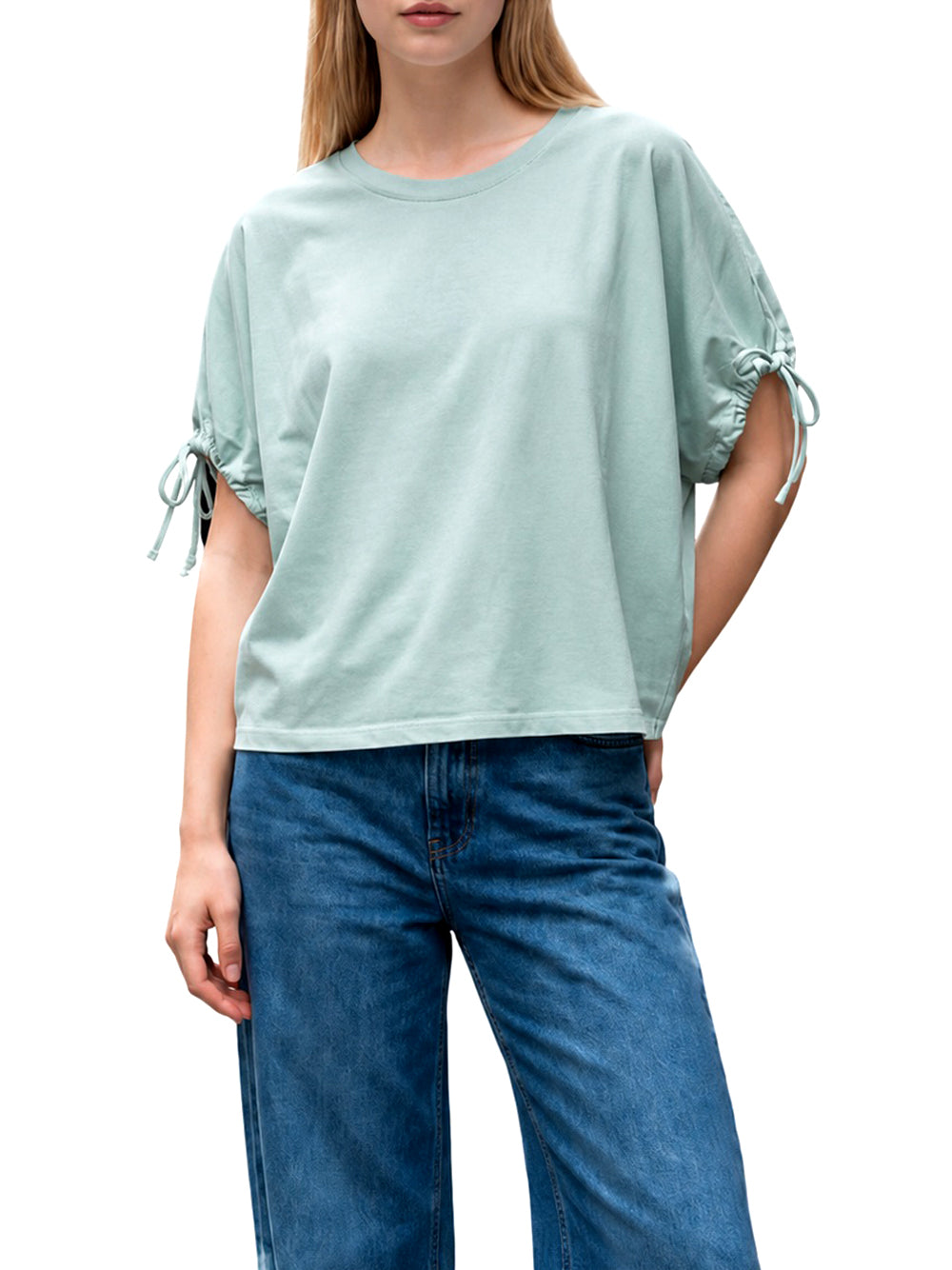 NATHI' LUXURY STC T-Shirt Donna - Turchese