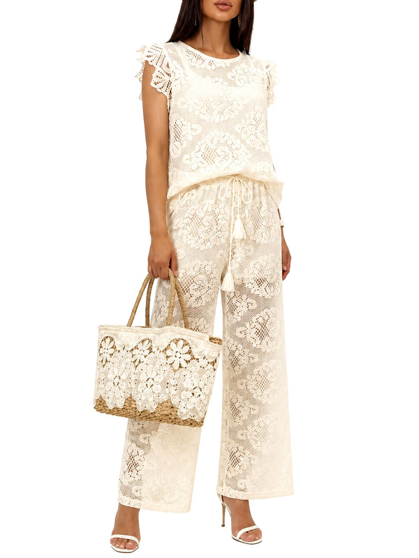 NATHI' LUXURY STC Pantalone Donna - Beige