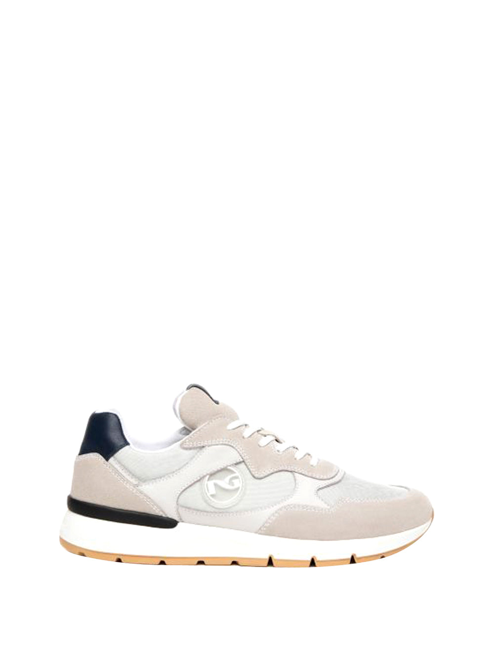 NERO GIARDINI Sneakers Nero Giardini In Camoscio Pelle e Tela Ghiaccio