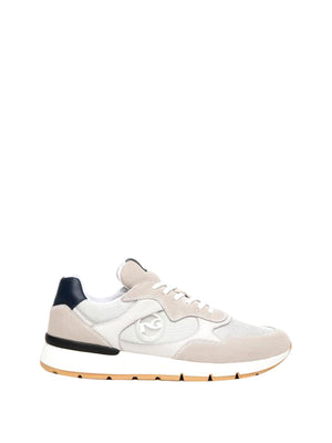 NERO GIARDINI Sneakers Nero Giardini In Camoscio Pelle e Tela Ghiaccio