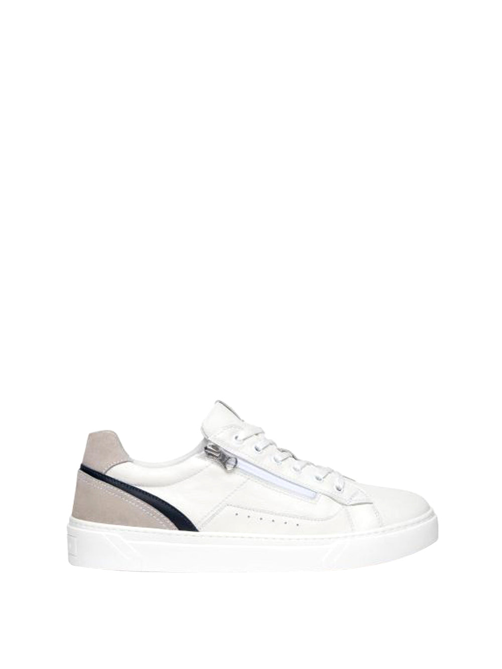 NERO GIARDINI Sneakers Nero Giardini Pelle E Camoscio - Bianco