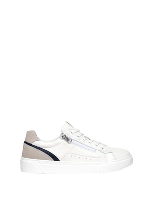 NERO GIARDINI Sneakers Nero Giardini Pelle E Camoscio - Bianco