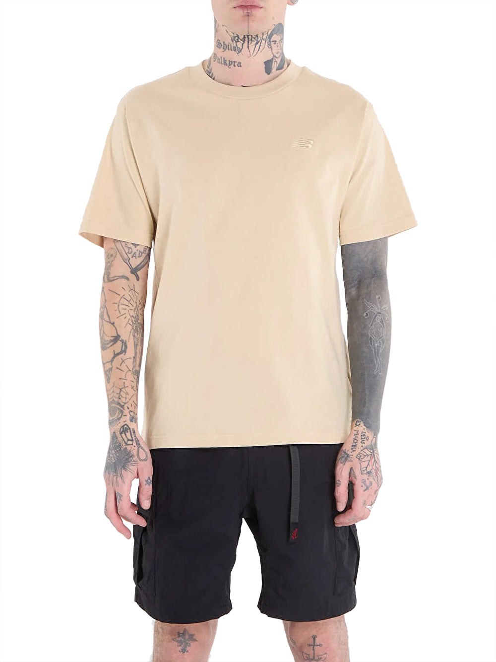NEW BALANCE T-Shirt New Balance Athletics Cotton - Beige