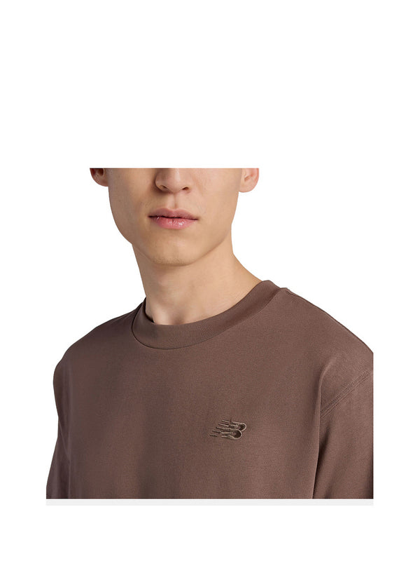 New Balance T-Shirt New Balance Athletics Cotton - Marrone