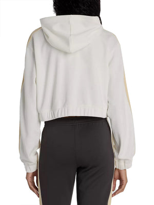 New Balance Felpa New Balance Interlock Full Zip - Bianco
