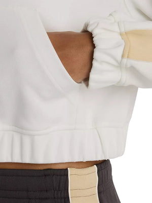 New Balance Felpa New Balance Interlock Full Zip - Bianco