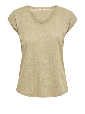 Only T-Shirt Only Onlsillvery - Oro