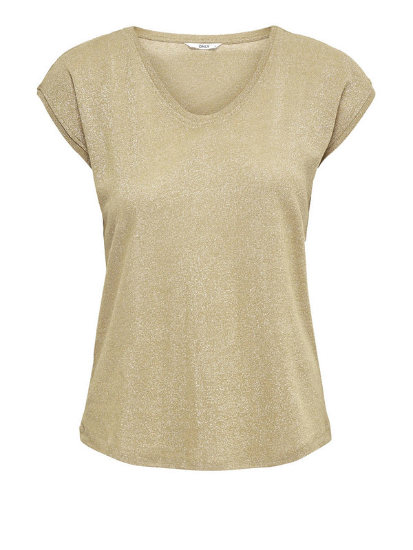 Only T-Shirt Only Onlsillvery - Oro