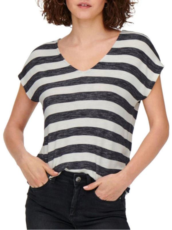 Only T-Shirt Only Onllira - Nero/Bianco