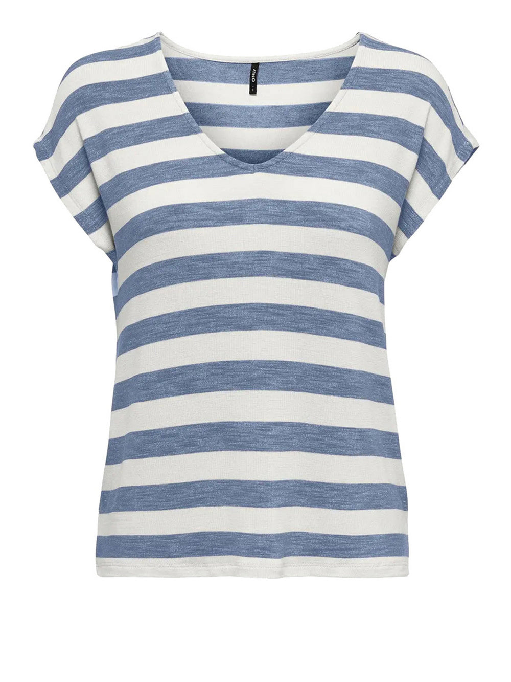 Only T-Shirt Only Onllira A Righe - Blu/Bianco