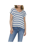 ONLY DROP 1 T-Shirt Only Onllira A Righe - Blu/Bianco