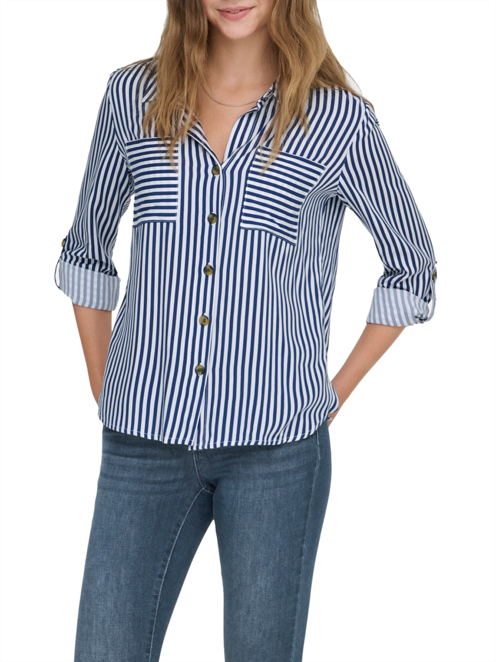 ONLY DROP 1 Camicia Onlyyasmin Only - Blu