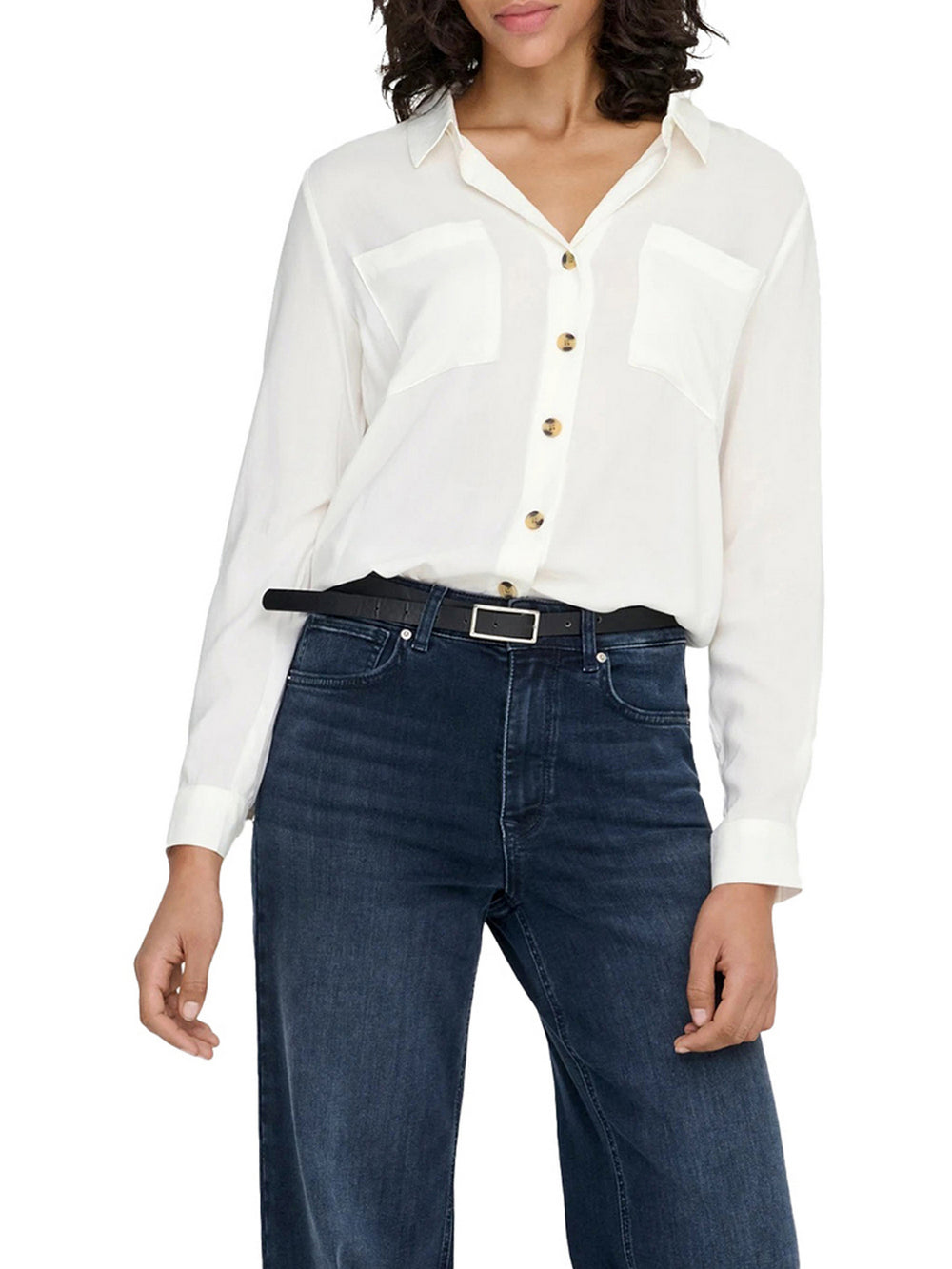 Only Camicia Only Onlyasmin - Bianco