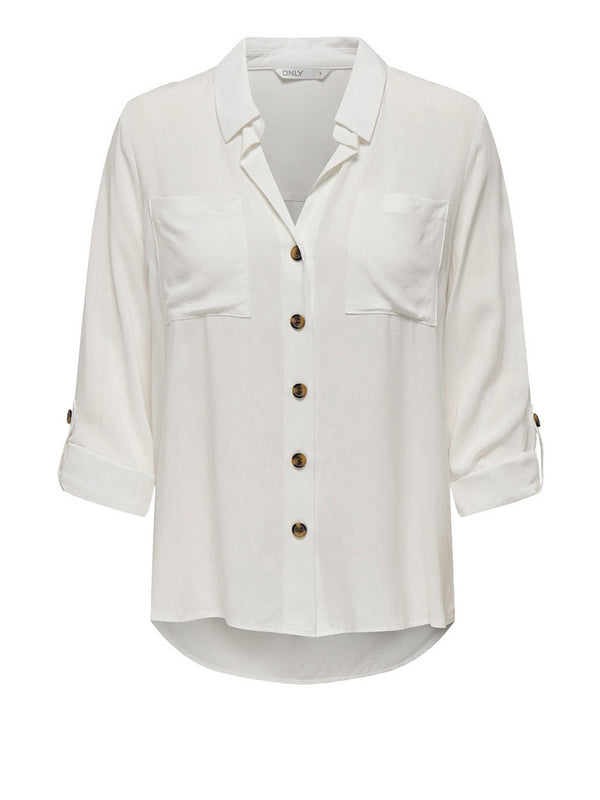 Only Camicia Only Onlyasmin - Bianco