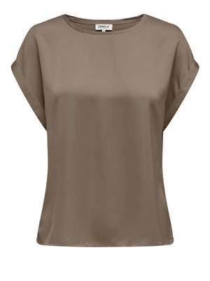 ONLY DROP 1 T-Shirt Only Onllieke - Marrone