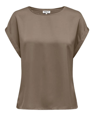 ONLY DROP 1 T-Shirt Only Onllieke - Marrone