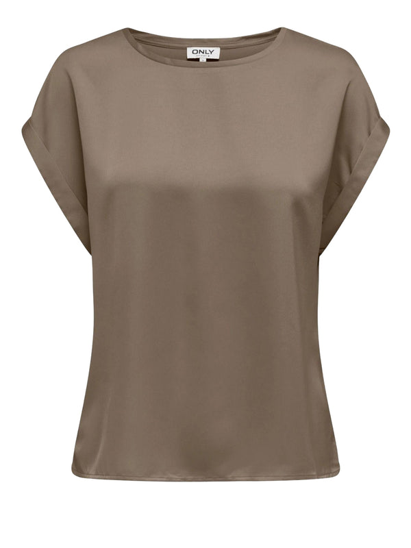 ONLY DROP 1 T-Shirt Only Onllieke - Marrone