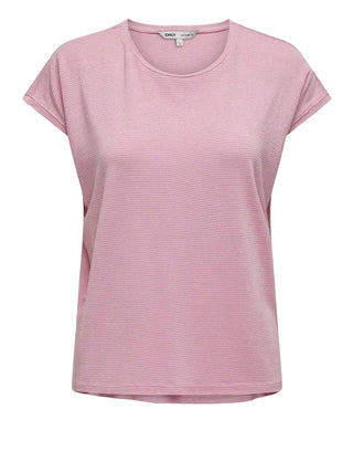ONLY DROP 1 T-Shirt Onlclaudia Only - Rosa