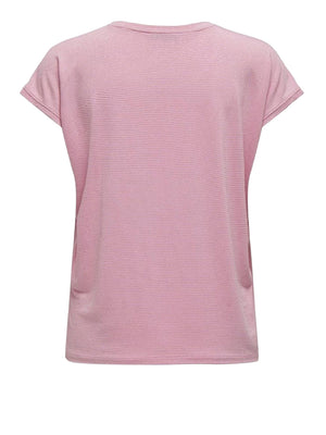 ONLY DROP 1 T-Shirt Onlclaudia Only - Rosa
