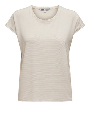 ONLY DROP 1 T-Shirt Onlclaudia Only - Bianco