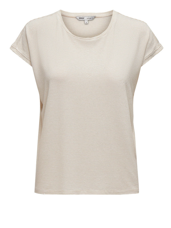 ONLY DROP 1 T-Shirt Onlclaudia Only - Bianco