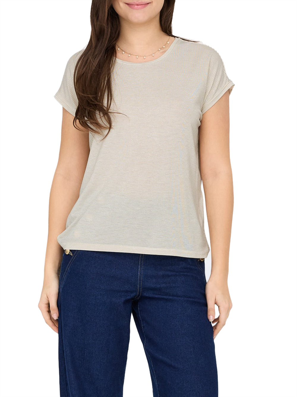 ONLY DROP 1 T-Shirt Onlclaudia Only - Bianco