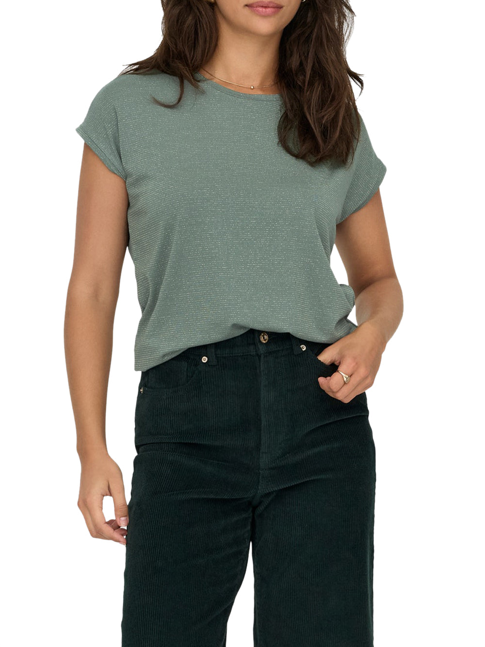 ONLY DROP 1 T-Shirt Onlclaudia Only - Verde
