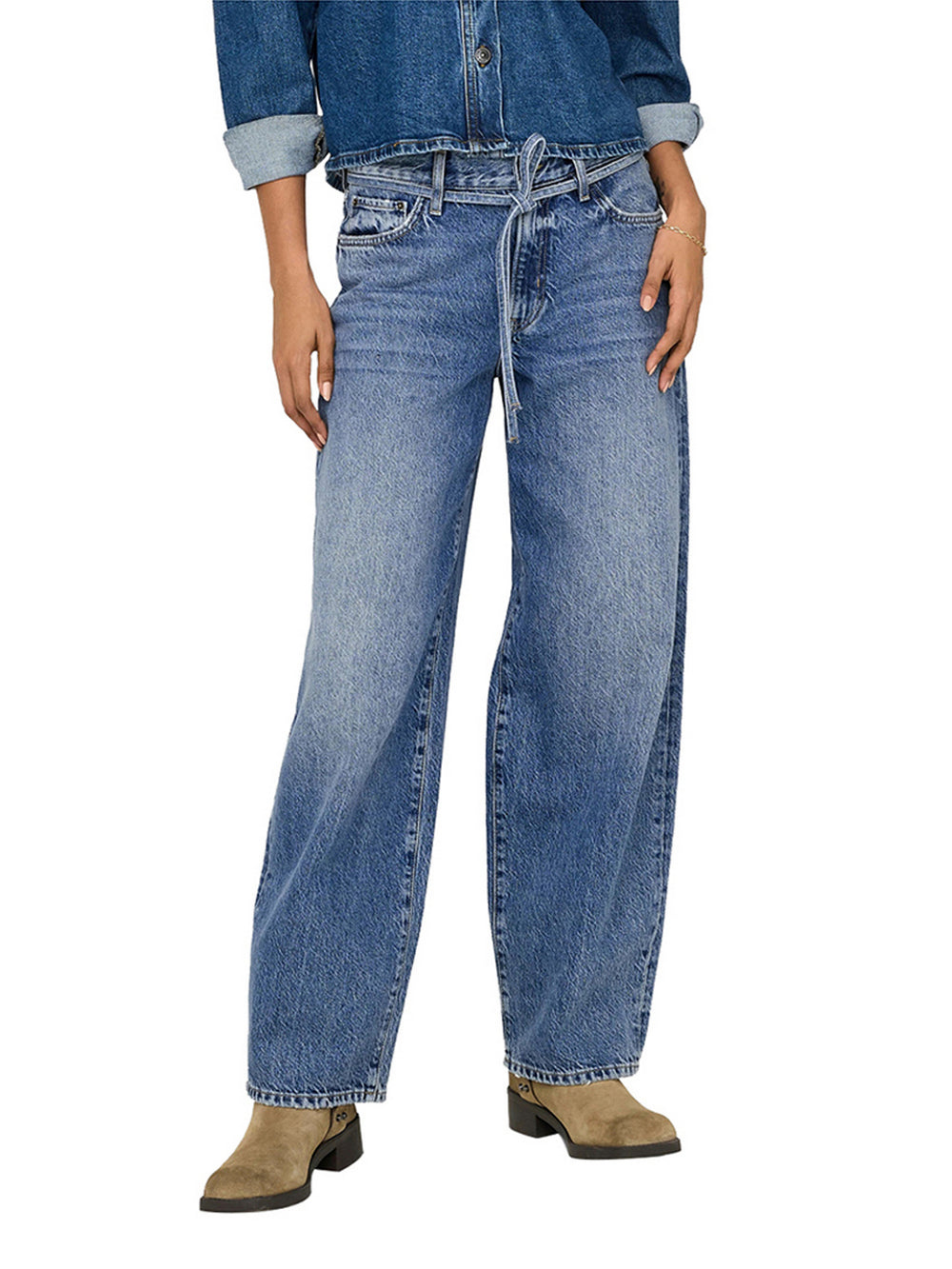 Only Jeans Only Onlgianna Balloon Fit - Denim