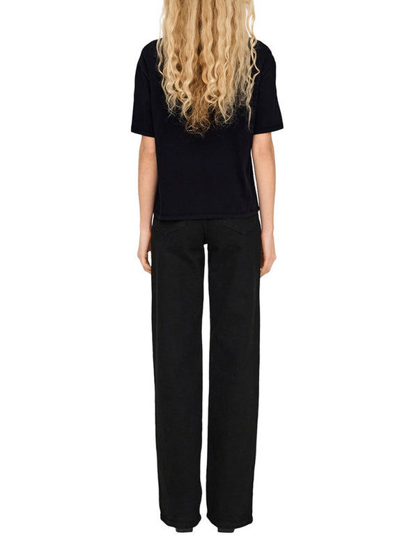 Only T-Shirt Only Onlvita - Nero