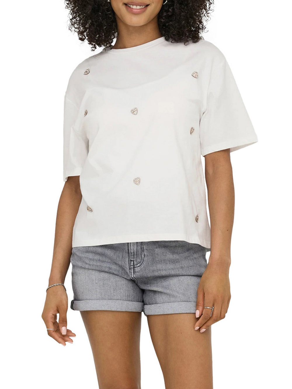 Only T-Shirt Only Onlvita - Bianco
