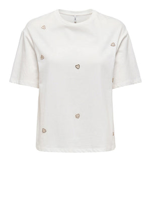 Only T-Shirt Only Onlvita - Bianco