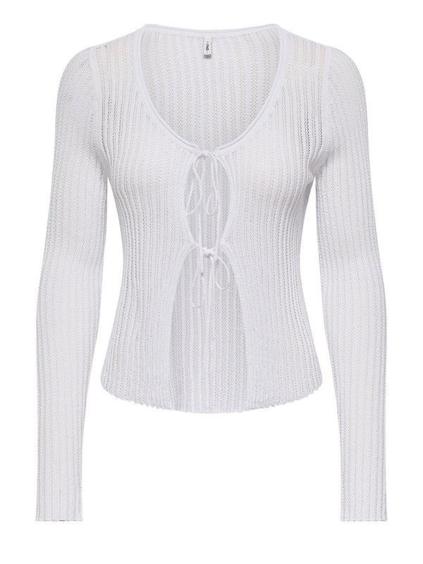 ONLY DROP 1 Cardigan Only Onljuliette Life - Bianco