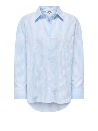 Only Camicia Only Onlzelena - Celeste