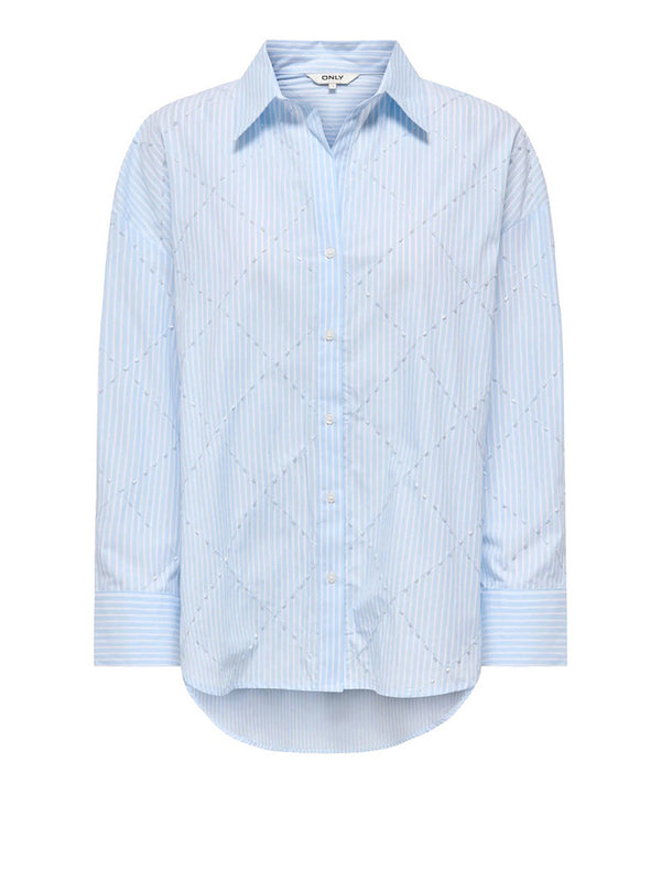 Only Camicia Only Onlzelena - Celeste