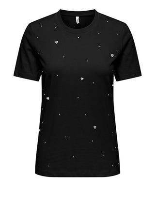 Only T-Shirt Only Onlifizza- Nero