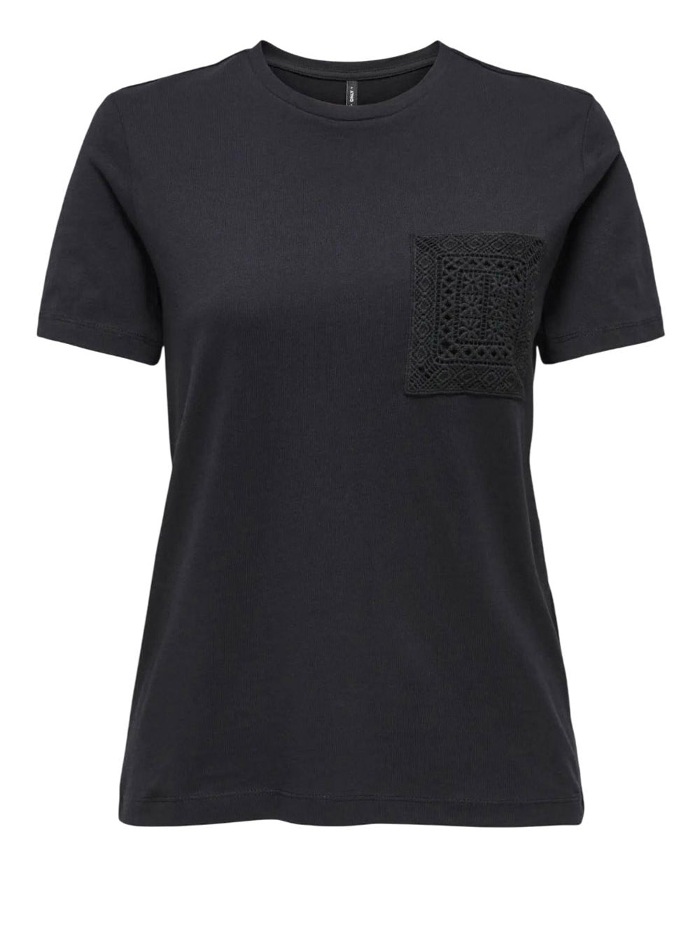 ONLY DROP 1 T-Shirt Only Onlenja Ss O Neck Pocket - Nero