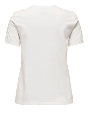 ONLY DROP 1 T-Shirt Only Onlenja Ss O Neck Pocket - Bianco