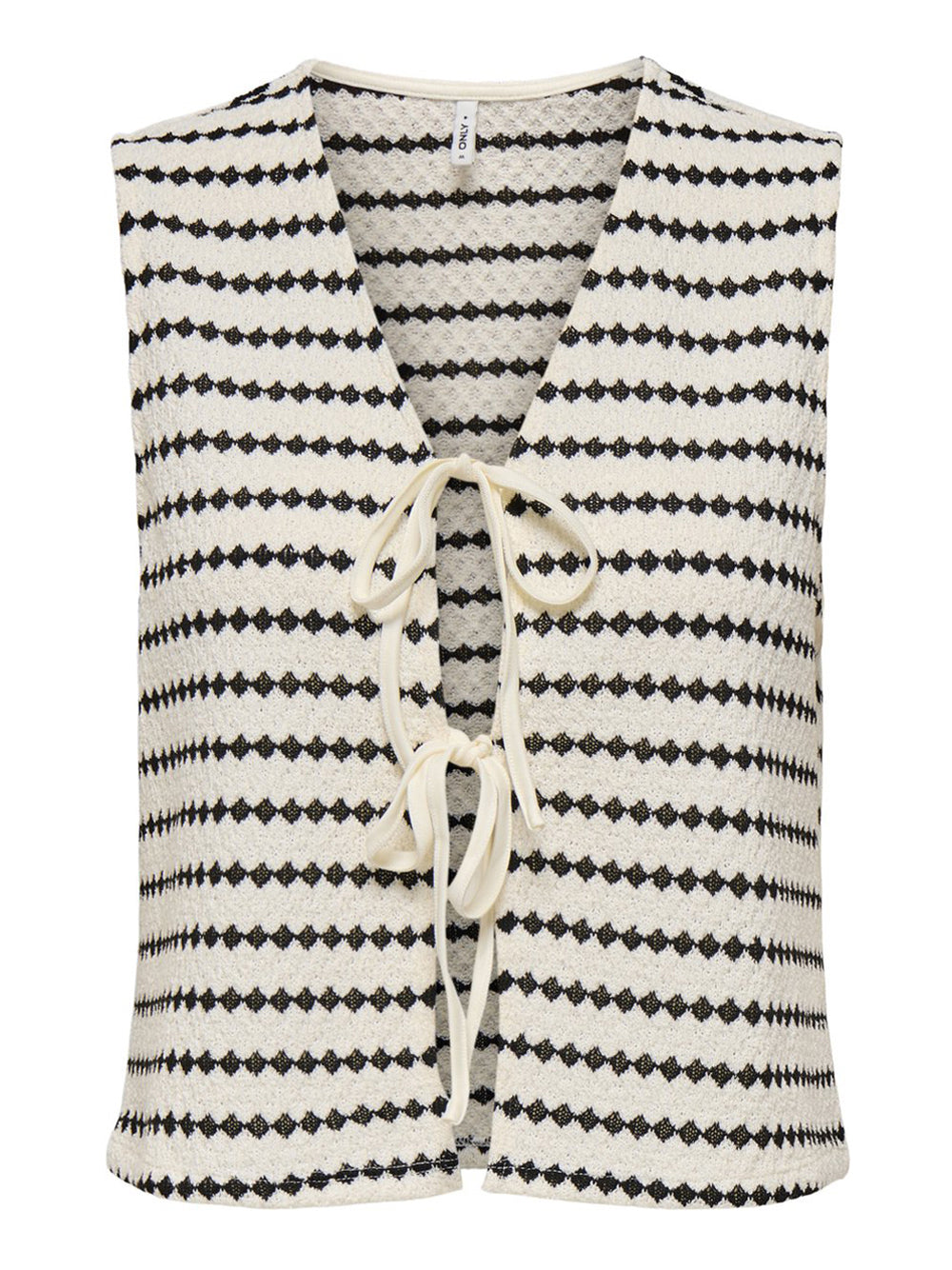 ONLY DROP 2 Gilet Only Onleva - Bianco/Nero