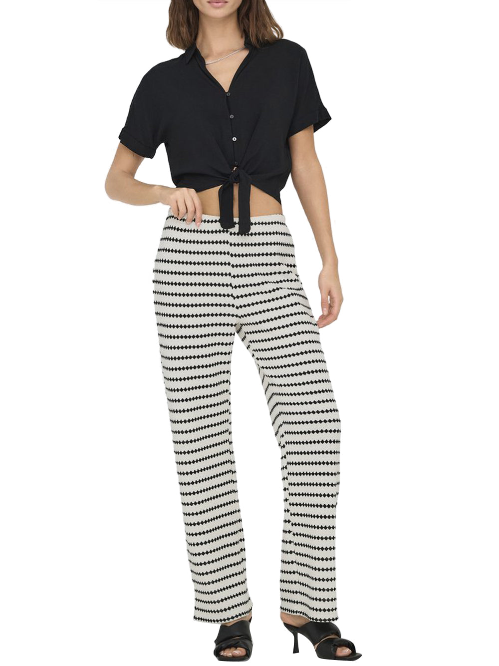 NATHI' LUXURY Pantalone Classico Donna - Polvere