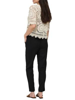 NATHI' LUXURY Pantalone Classico Donna - Polvere