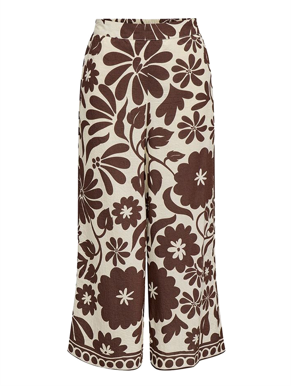 ONLY DROP 2 Pantalone Onlleila Elastic Culotte Only - Marrone