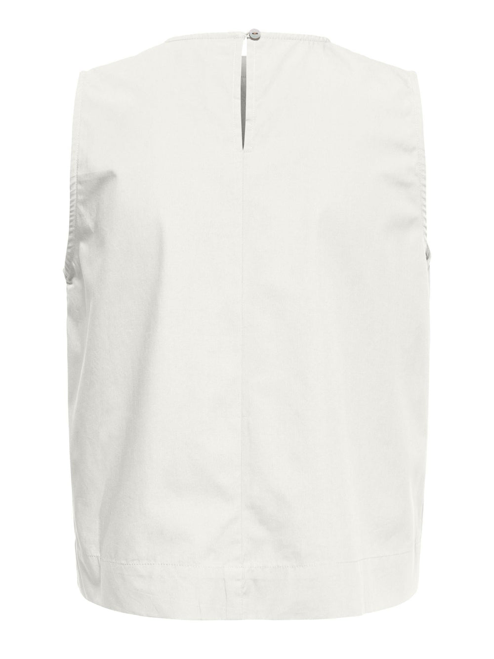 ONLY DROP 2 Canotta Onlrayi Sl Emb Neck Only - Bianco