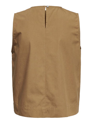 ONLY DROP 2 Canotta Onlrayi Sl Only - Marrone