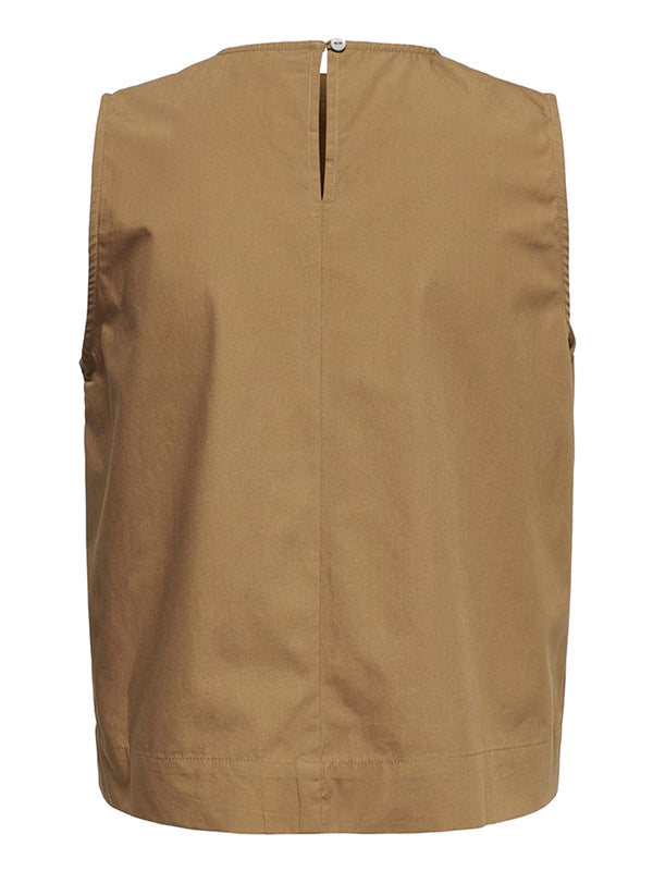 ONLY DROP 2 Canotta Onlrayi Sl Only - Marrone