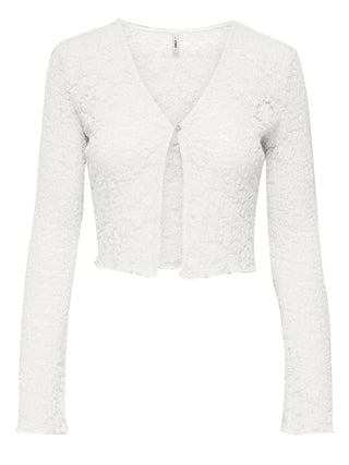 ONLY DROP 2 Cardigan Onlfaith Only - Bianco