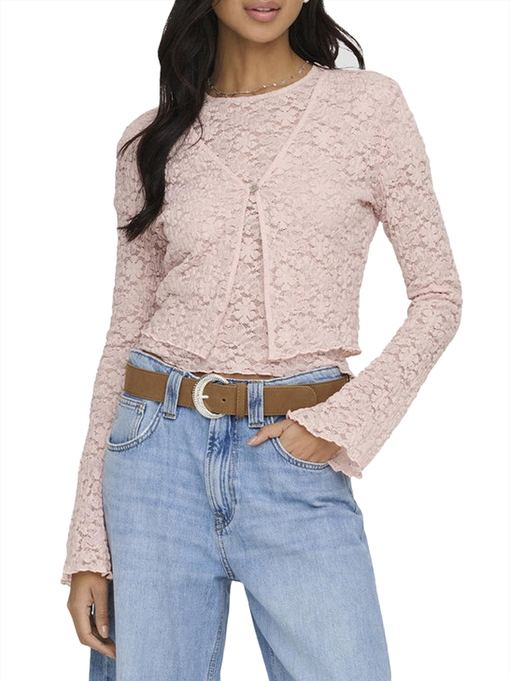 ONLY DROP 2 Cardigan Onlfaith Only - Rosa