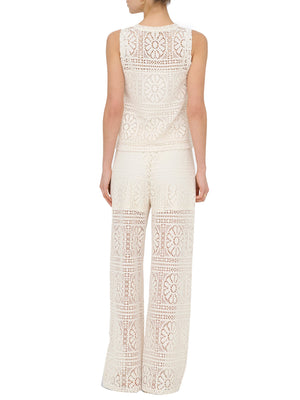 NATHI' LUXURY Pantalone Classico Donna - Polvere