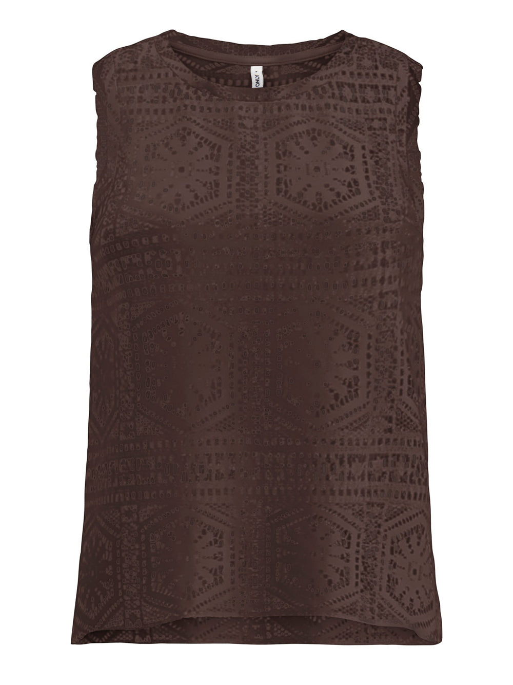 ONLY DROP 2 Canotta Onllian Lace Tank Only - Marrone