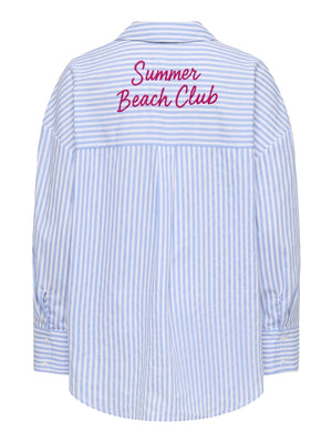 ONLY DROP 2 Camicia Onlquina Oregon Only - Blu/Bianco